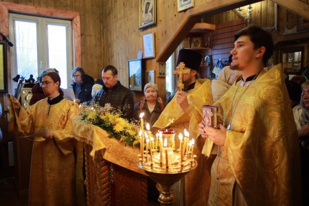 Престольный праздник святителя Николая в приписном храме на Каргопольской 19.12.2021