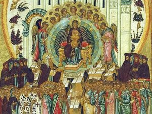 9 апреля в храме иконы Божией Матери "Неопалимая Купина" состоялась служба Субботы Акафиста.