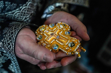 10 апреля 2023 года, иерей Димитрий Бондаренко, был удостоен правом ношения креста с украшениями